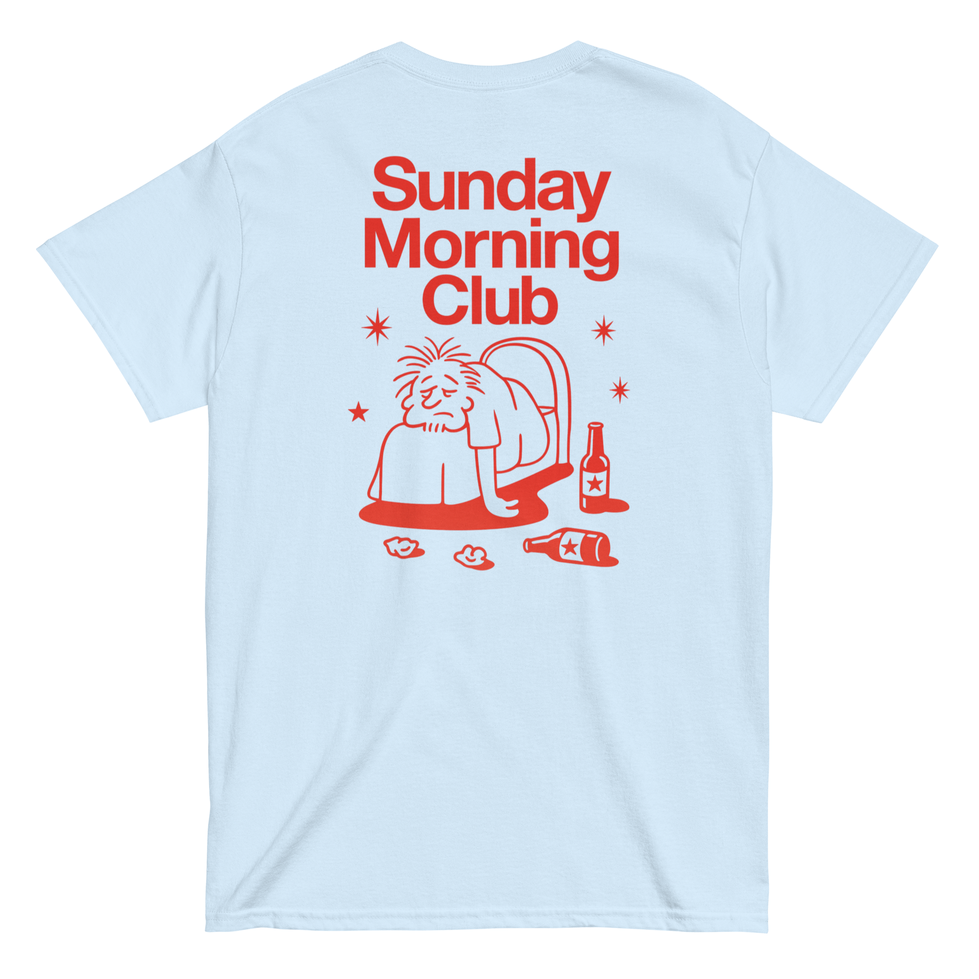 Sunday Morning Club - T-Shirt - red print