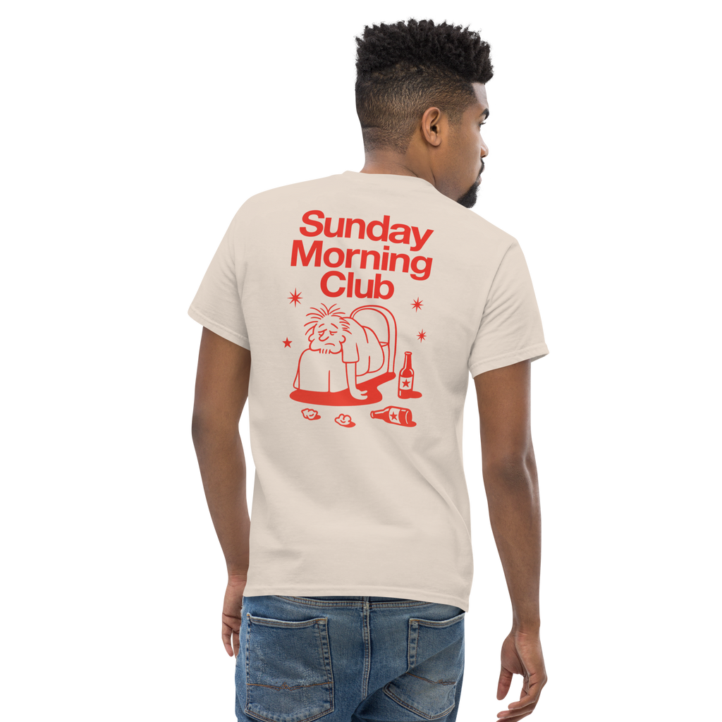 Sunday Morning Club - T-Shirt - red print